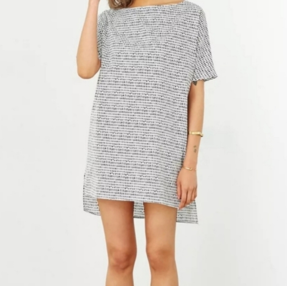 Ilana Kohn x Urban Outfitters Black and White Oversized Style Tunic Dress NWT